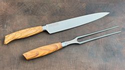 Preparation knife, Wok carving set