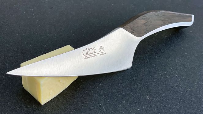 
                    Synchros utility knife is also used as cheese knife
