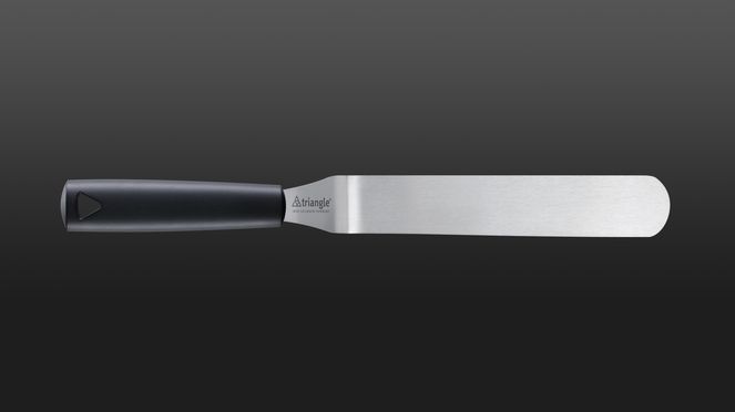 
                    La grande spatule coudée 20 cm en acier inoxydable