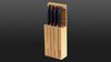 
                    Der Messerblock Kyocera Keramikmesser ist aus Bambus gefertigt