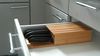 
                    knife block Kyocera lying flat also serves as drawer insert