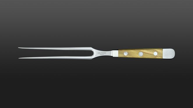 
                    La fourchette à viande olivier est le complément idéal au couteau à viande