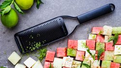 Vegetable/fruit knife, Black sheep fine grater