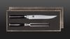 
                    Carving knife set with carving knife and carving fork