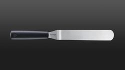 triangle ustensile de cuisine, grande spatule coudée 20 cm