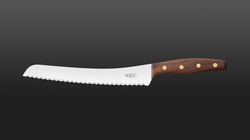 Windmühlen knives, KB2 bread knife walnut