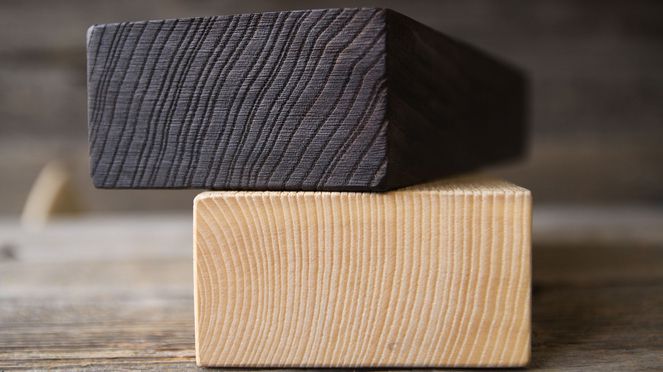
                    Tafelmesser swiss made mit Griff aus stabilisiertem Holz