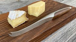 Messer, Schweizer Käsemesser mit Schneidebrett